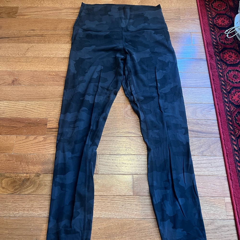 lululemon athletica Black Camo Leggings